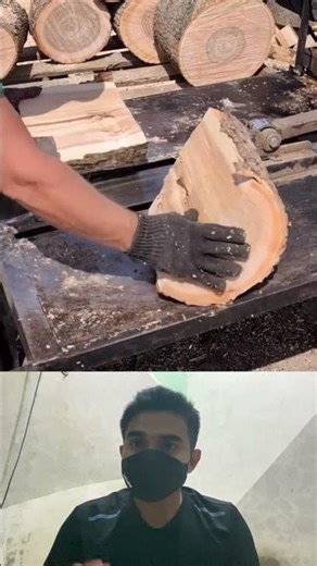 Powerful Log Splitter Turns Trees Into Firewood Instantly