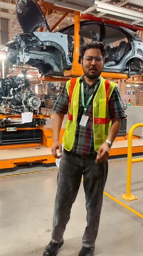 4K views · 60 reactions | Ever seen a car get married?  Witness the "Marriage of the Assembly Line" at the iconic Tata factory!  Two halves become one as the chassis meets the body in perfect harmony. ✨ #TataMotors #AssemblyLine #Manufacturing #Engineering #MadeInIndia #CarProduction #BehindTheScenes #Reel #InstaVideo | Jagran Auto Gyan | Facebook