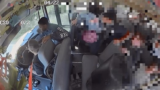 WATCH: Middle schoolers save bus driver from crashing during fainting incident