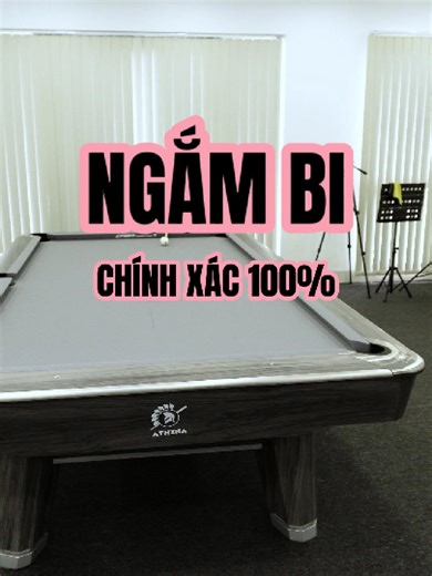 Cách ngắm bi chính xác trong billiard