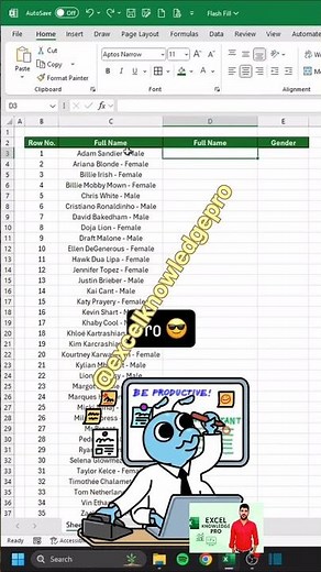 "Excel Trick: Split Any Joint Text in Seconds! 🚀 | Must-Know Formula"