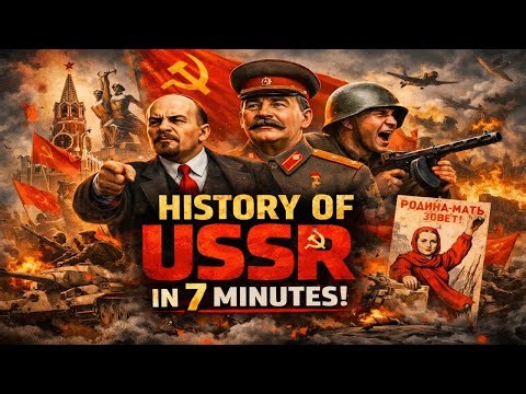 The Rise and Fall of the Soviet Union | Complete History from 1917 to 1991