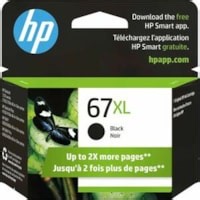 HP 67XL Original High Yield Inkjet Ink Cartridge - Black - 1 Each - 4 mL - 240 Pages | Grand & Toy