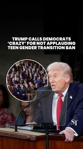 Trump calls Democrats ‘crazy’ for not applauding teen gender transition ban