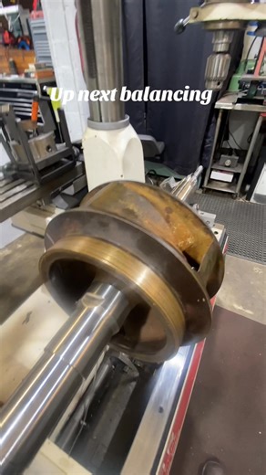 Get her done #verbprecision #repairmachinist #pumprebuilding #partdesign #reverseengineering #balancing | VERB Precision