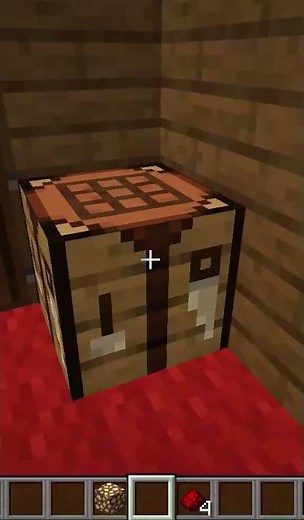TUTORIAL DE CÓMO HACER UNA LAMPARA DE REDSTONE EN MINECRAFT! #shorts #crafteo #minecraft