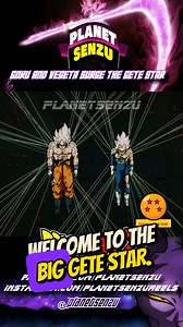 The Big Gete Star failed the moment Goku and Vegeta powered up. A Super Saiyan Power surge. | PlanetSenzu