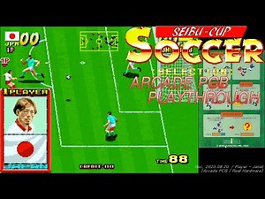 [Arcade PCB] Seibu Cup Soccer - 1CC (Team Japan) / セイブカップサッカー / 세이부 축구
