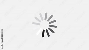 Loading Circle, video. Download progress, Circle Loading icon loop out animation with dark background. Circle Loading icon loop Loading Icon, Circle loading icon loop out animation. Stock Video