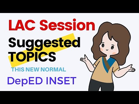 SUGGESTED LAC SESSION TOPICS 2022|School-Based|DEPED INSET