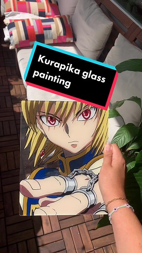 Kurapika Glass Painting Tutorial for Beginners