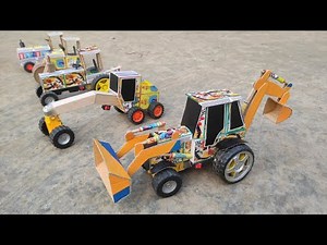 How to make matchbox tractor at home | Diy Mini tractor | Mini Tractor Science Project