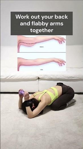 This Back & Arm Exercise Is INSANE! No Traps, Just Results 🔥 #viral #trending #FlabbyArms