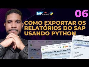 Como Exportar Relatórios do SAP com Python e Streamlit