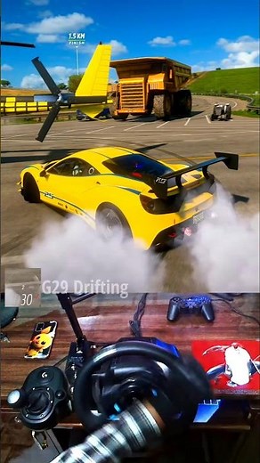 Ferrari Drifting with Logitech G29 Wheel! 🔥 FH5 Gameplay #shorts