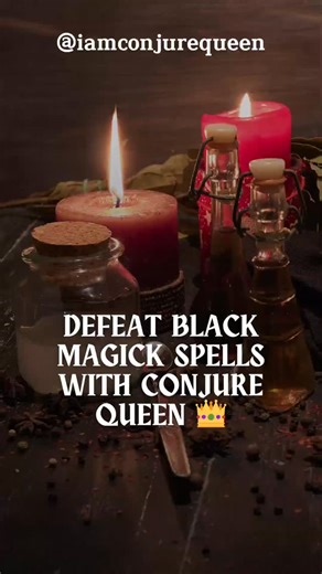 The Conjure Queen on Instagram: "Black magick could be blocking your life! Time to learn rituals to remove them and protect yourself! Follow me to learn more tips to break black magick. #iamconjurequeen #conjurequeen #spirituality #fyp"