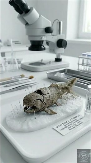 Dunkleosteus Skeleton | The Ancient Ocean Predator