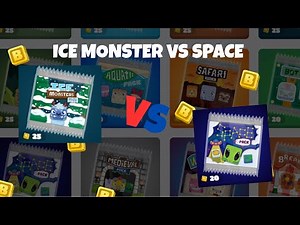 Blooket Space pack VS Ice Monster pack opening #blooket #games