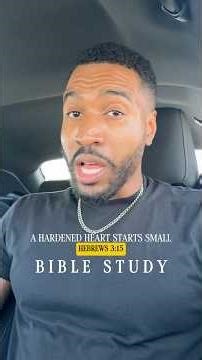 Don't Harden Your Heart | Hebrews 3:15 #god #hebrews #biblestudy