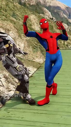 Spider-Man vs Flash and Iron-Man | GTA V Water Ragdolls