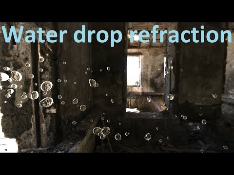 Water drop refraction in Unity