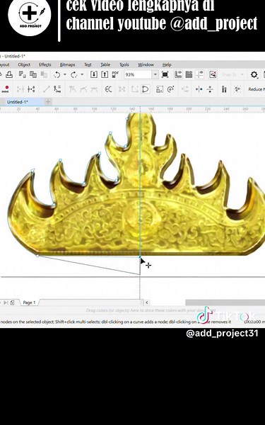Tutorial Membuat Vector Siger Lampung dengan CorelDraw 2020