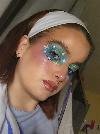 à l’occasion la sortie du film mario j’ai décidé de faire un serie de maquillage inspiré de Mario voici maquillage inspiré de Harmonie #beautytoks #mario #makeup #fyp #trend10k