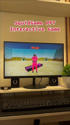 Squid Game PowerPoint Interactive Game Template