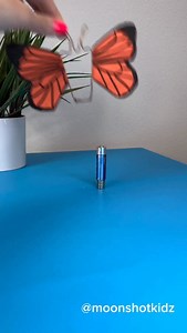 28K views · 7.7K reactions | DIY “Butterfly” homopolar motor. Easy and fun STEAM project for beginners. You will need: - AA battery - Bare copper wire - Magnets (neodymium) - Paper - Markers Warning: this project should be done under adult supervision. ©️ @Moonshotkidz – All rights reserved. Reproduction, distribution, or use of this artwork and video without permission is prohibited. For licensing inquiries, contact Moonshotkidz@gmail.com | Moonshotkidz | Facebook