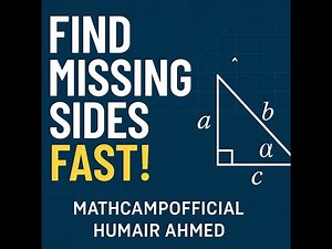 2) Trigonometry: Find Missing Sides of Right Triangles
