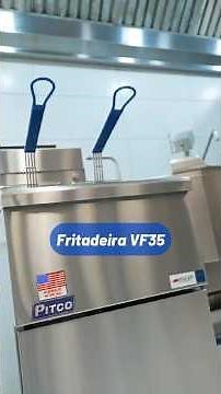 Fritadeira Pitco VF35 Full | Fritadeira Pitco 18 Litros | Fritadeira a Gás Pitco para Restaurante