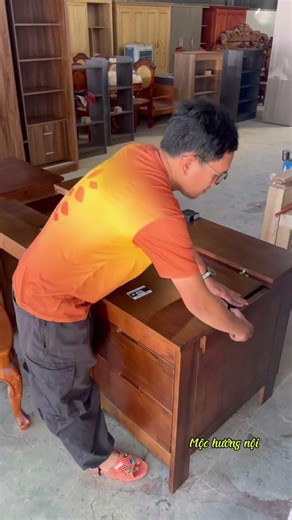 3-compartment RFID-lock secret desk #diy #secret #hidden #viral