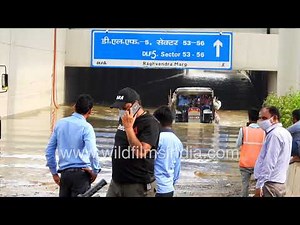 Tractor with Batman's Batmobile like abilities to the rescue - Gurugram monsoon woes