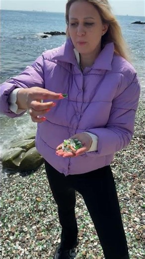 Стеклянный пляж 🌊 г.Владивосток