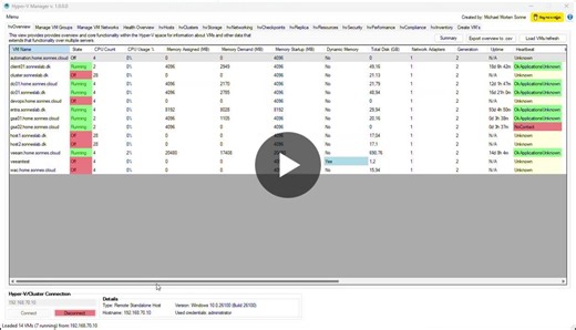 #microsoft #powershell #hyperv #workinprogress #communityfeedback #virtualization #itmanagement #opensource #mvp #mvpbuzz #community #testing | Michael Morten Sonne [Microsoft MVP]