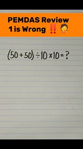 Mastering PEMDAS Rule ‼️ #mathreview #education | Mathtuto