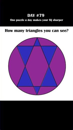 How many triangles you can see in the figure ? 🔥🧠