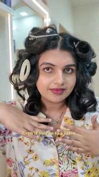 నా Hair Styling Routine😍Long Lasting Curls✨ #shorts #dyson #trending #foryou #ashortaday #hairstyle