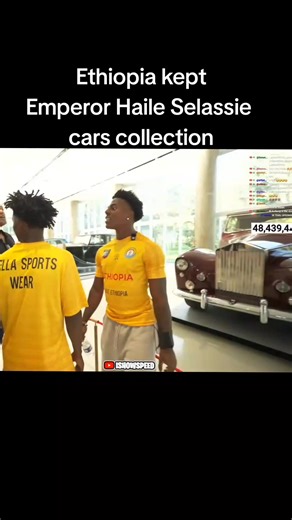 Ethiopia kept Emperor Haile Selassie cars collection. the culture in Ethiopia is amazing. #Ethiopia #ishowspeedinethiopia #speedinethiopia #speedafricantour