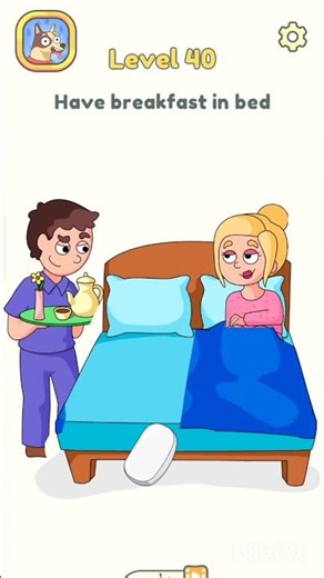 Dop 2 (Delete One Part) Level- 40 have breakfast in bed #viralvideo #shorts @Gm_Gaming_Man