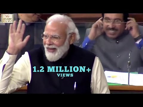 PM Modi Again Shows His Funny Side In Parliament in 2022 | Creative Commons Attribution license