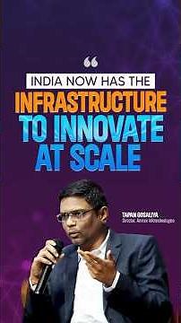 India Now Has the Infrastructure to Innovate at Scale
