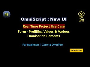 42 OmniScript Real-Time Project Part | Product Enquiry Form with Prefilling & OmniScript Elements