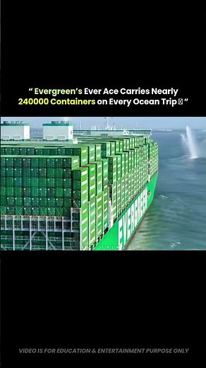 This Ship Carries Nearly 24,000 Containers 😳🚢 | Ocean Giant
