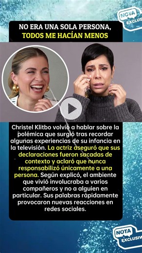 Christel Klitbo cuenta su versión sobre el pasado en Carrusel 📺 #carrusel #chismes