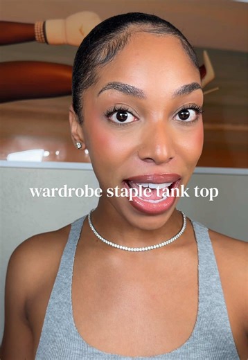 Add this simple tank to your wardrobe staples shopping list! This is THE most chic tank top ever! Thank me now, thank me later 🤭 @samarialeah NOT SPONSORED #wardrobestaples #fashiontips #fashionmusthaves #fashioninspo #dallasinfluencer