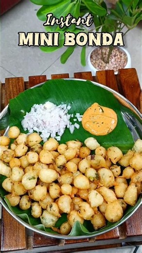 😲Quick evening snacks ready! Instant Mini Bonda 🤯#foodiesroof