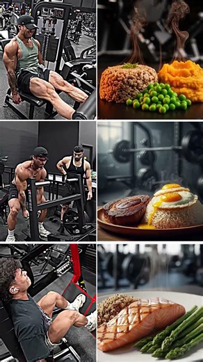 3 Exercises, 3 Meals for MASSIVE LEGS 🥩🔥 #shorts #diet #nutrition