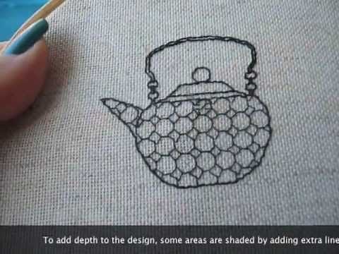 Blackwork embroidery. A step by step guide