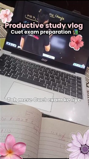 Cuet study vlog 📚 #studentlife #cuet2026 #exam #motivation #studyvlog